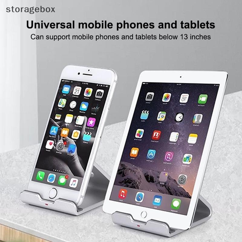 [Hộp lưu trữ] Giá đỡ điện thoại/máy tính bảng kim loại để bàn 13 Inch, chống rơi, dùng cho điện thoại thông minh