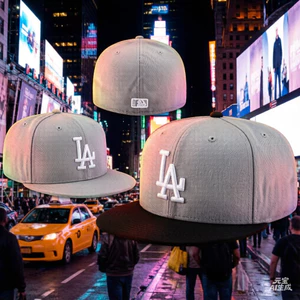 Mũ 59FIFTY ErIa Los Angeles Dodgers Xám/Đen, Thêu Chống Nắng
