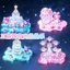 Những Điều Tốt Đề Nghị / Dạ Quang Sanrio Pha Lê Ba Chiều Nổi Xếp Chồng Âm Nhạc Miếng Dán Đồ Trang Trí Hoạt Hình Dán Trẻ Em Handmade DIYERFAFE