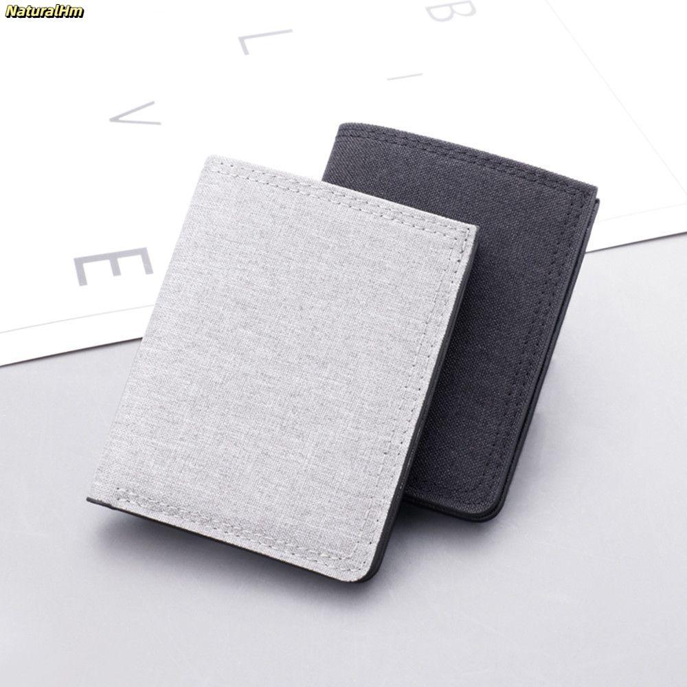 [Giá tốt nhất] Ví đựng tiền xu Mini TỰ NHIÊN Hộp đựng thẻ vải Canvas thời trang đơn giản