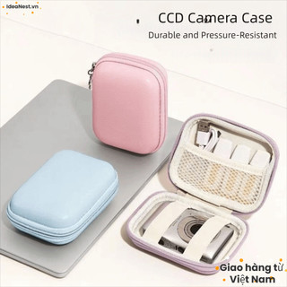 Túi lưu trữ IDEANEST, Túi đựng máy ảnh CCD chống nước di động, Hộp lưu trữ máy ảnh kỹ thuật số chống rơi EVA có khóa kéo cho máy ảnh kỹ thuật số Fuji