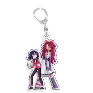 For The Amazing Digital Circus Ragatha Pomni Gangle Kinger  Acrylic Selfmade Cute Cartoon Anime Keychain