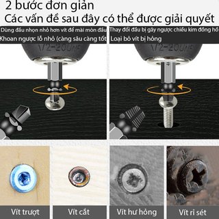 Bộ mũi khoan trục vít bị hư hỏng HSS 4341 Dụng cụ loại bỏ bu lông sọc bằng thép cứng