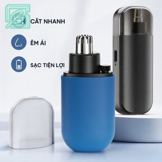 Tông Đơ Cắt Tóc Mũi Điện USB C Sạc Dual Edge Blade Màn Hình Kỹ Thuật Số Di Động Nam Nữ
