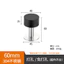 Doorstop Đen Thép Không Gỉ 304 Chắc Chắn Đục Lỗ Khóa Vân Tay Sử Dụng Kép Chống Va Chạm Cao Su Chống Trộm Làm