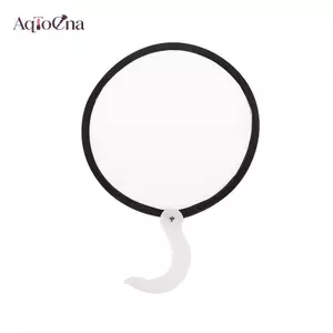AqToCna Quạt Tròn Cầm Tay Gấp Được, Trang Trí Thủ Công Cho Mùa Hè và Khiêu Vũ