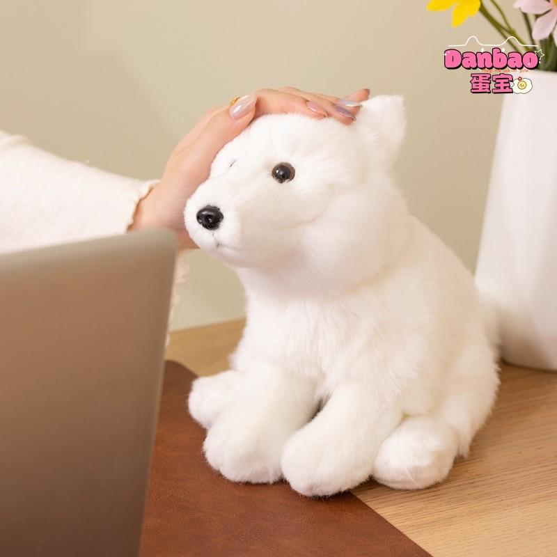 [DANBAO] Daze Mô Phỏng Trắng Bắc Cực Cáo Đồ Chơi Sang Trọng Cho Bé Chất Liệu Búp Bê Cáo Dễ Thương Quà Tặng Mềm Cho Trẻ Em Quà Tặng Sinh Nhật DANBAO Đồ Chơi