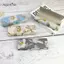 AqToCna Hộp kính mắt in hoa di động, nắp từ, bảo quản kính mát, chống bụi thời trang nữ/nữ
