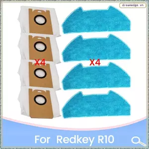 Dành Cho Robot Hút Bụi R10 Bộ Phụ Kiện Thay Thế Với Khăn Lau Microfibre Và Túi Thu gom Bụi
