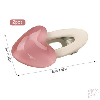 Kẹp tóc hình bầu dục bằng kim loại Phong cách dễ thương với thiết kế trái tim cho phụ kiện tóc nổ cho bé gái tuổi Teen
