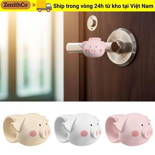 ZENITHCO 3 Miếng Dán Bảo Vệ Tường, Nút Chặn Cửa Hoạt Hình Silicon, Tay Cầm Cửa Im Lặng Chống Sốc Di Động Chống Va Chạm Vòng Cho Phòng Ngủ