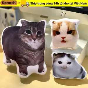 ESSENCEH Mặt dây chuyền giọng nói mèo con Đức, có móc khóa giọng nói mèo giải nén âm thanh, đảo ngược sáng tạo Oiiaioooooiai Cat Voice Doll Đồ chơi trẻ em Schoolbag Trang trí mặt dây chuyền