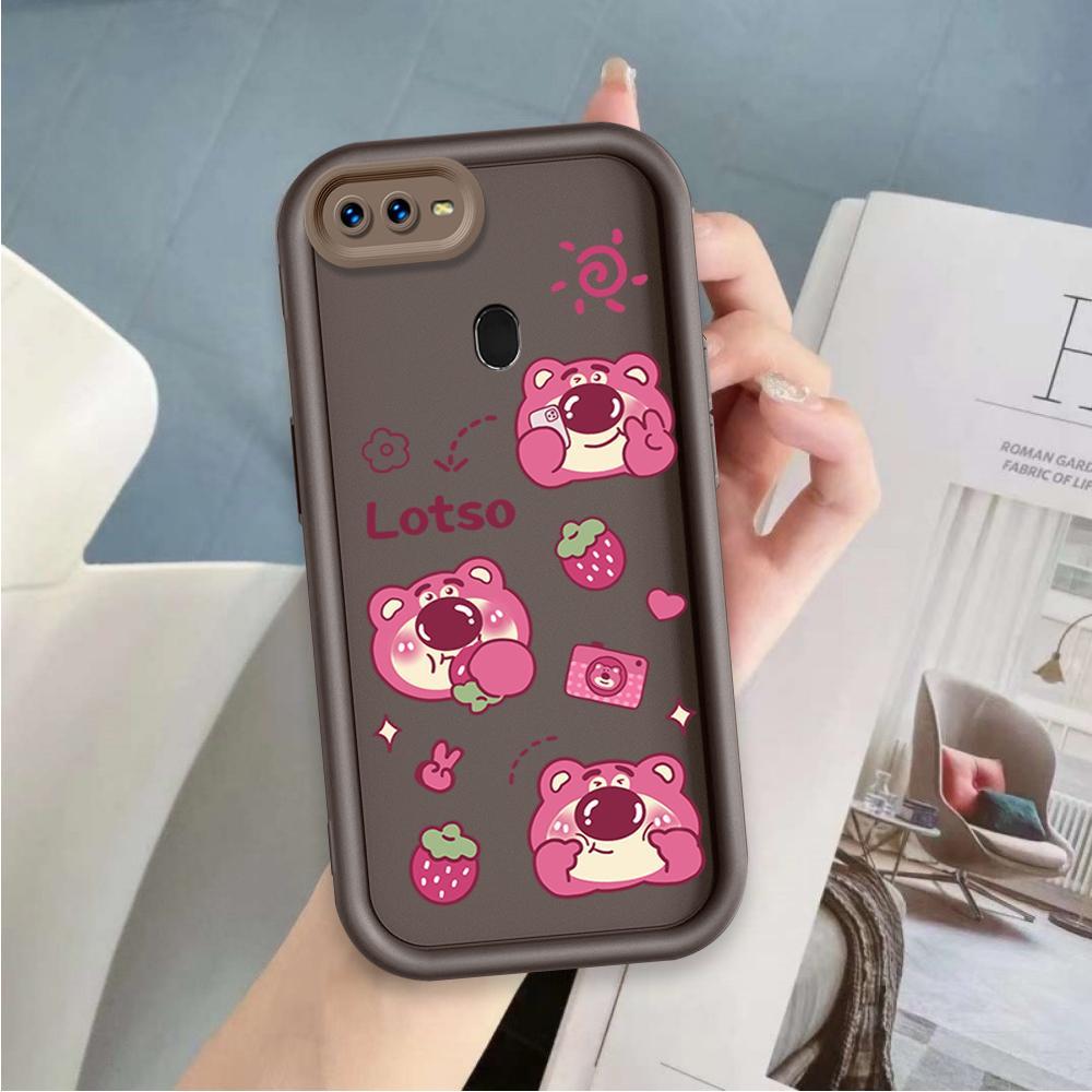 Ốp Lưng Cho OPPO A5S A7 A12 A11K Hoạt Hình Silicon Bé Gái Mềm Ốp lưng TPU Câu Chuyện Đồ Chơi Lotso Angel Eye Ốp Lưng Chống Sốc