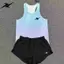 2026 Popular Men's and Women's Sports Physical Examination Training Set Track and Field Vest Breathable Marathon Sports Running Shorts Hozr