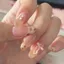 Handmade Đeo Móng Tay Pháp Nhẹ Nhàng Da Báo In Nơ Sinh Viên Tính Khí Cao Cấp Làm Móng Tay Mắt Mèo Làm Trắng Da