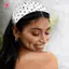 MJnmc Retro Boho Breeze Wind Dot Co Giãn Băng Đô Quấn Tóc Nữ Hàn Quốc Ins Thời Trang Rộng S Yoga Thể Thao Hẹn Hò Phụ Kiện Tóc Mới