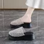 Mùa hè Phong Cách Mới Full-Hollow Lưới Lớn Thoáng Khí Baotou NửaDrag Đế Dày HeSlippers Dép Nữ