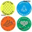 NEWIDEA Bộ giảm chấn rung quần vợt ngộ nghĩnh, Giảm chấn tennis Silica Gel, Dây tennis Khẩu hiệu vui nhộn Giảm xóc tròn ngoài trời