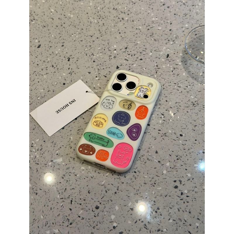 Màu Rỗng Chó Tây Cao Nguyên Thích Hợp Cho iPhone17promax Vỏ Điện Thoại 16pro Apple 15 / 14 / 13XS