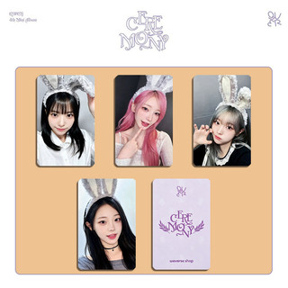 GC9 4 Cái / bộ QWER LOMO Card 4th Mini Album CEREMONY Hina Bưu Thiếp Bộ Sưu Tập Ngôi Sao Ngoại Vi CG9