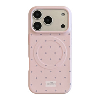 [Sheren] Ốp điện thoại chấm bi phong cách Hàn Quốc Thích hợp cho i17 16 15 14 13 12 11 pro max Vỏ bảo vệ chống sốc