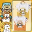 GN Maltese Pokemon Pikachu Unisex Xu Hướng Thời Trang Mùa Hè Áo Thun Anime Tay Ngắn Top NG