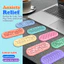 < Pluscloth > Bộ 8 viên đá silicon cho trẻ em – Đồ chơi thần tài lo lắng có họa tiết để giảm căng thẳng Tập trung hỗ trợ lo âu – Đá di động an toàn bền bỉ cho trẻ em Giảm căng thẳng