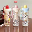 Bình Nước Trong Suốt HomeMate 720ML Kèm Ống Hút Silicone & Lõi Lọc Trà, Bình Nước Dễ Thương Có Quai Xách