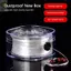 Dây đính cườm ROLY, Dây ren co giãn chống mài mòn dài 60M, Phụ kiện DIY bền bỉ Đỏ Trắng Đen 0.8mm Dây đàn hồi Trang sức Làm