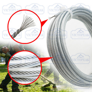 Dây thép tròn 2.4mm X 5m Dây tông đơ Nylon để cắt bàn chải Dây tông đơ bền