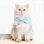 Chó Mèo Dễ Thương Nước Bọt Khăn Thú Cưng Yếm Nơ Yếm Chó Nhỏ Bichon Muppet Có Thể Điều Chỉnh Trang Trí