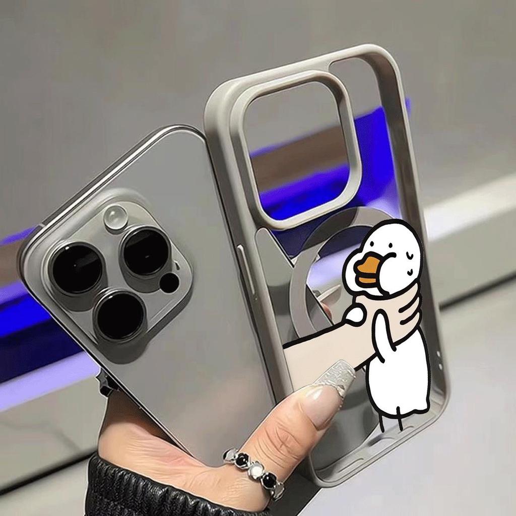 Vịt Ứng dụng iPhone 16P17/1514 Vỏ điện thoại hút từ 13/12 Dễ thương 11 Ý tưởng