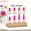 Bảng trưng bày hình móng tay FAVORITEGOODS, Bảng trưng bày tác phẩm nghệ thuật làm móng tròn Acrylic, Hình vuông chuyên nghiệp 6 hình dạng Màn hình máy tính để bàn Bảng trưng bày móng tay giả Trang trí Salon