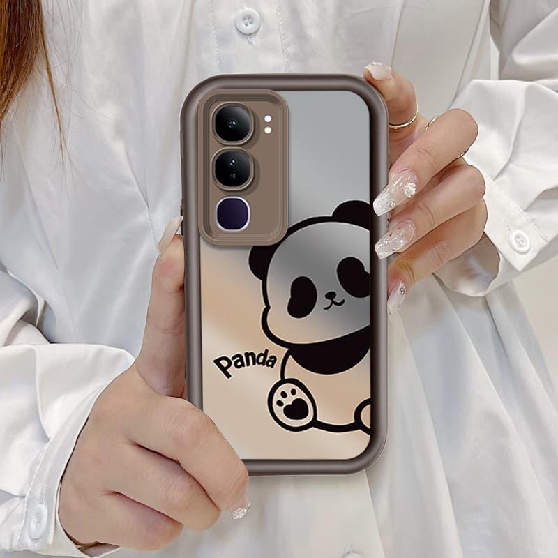 Ốp Lưng Cho VIVO Y19S Pro Y29 4G Hoạt Hình Silicon Mềm TPU Panda Angel Eye Vỏ Điện Thoại Chống Sốc