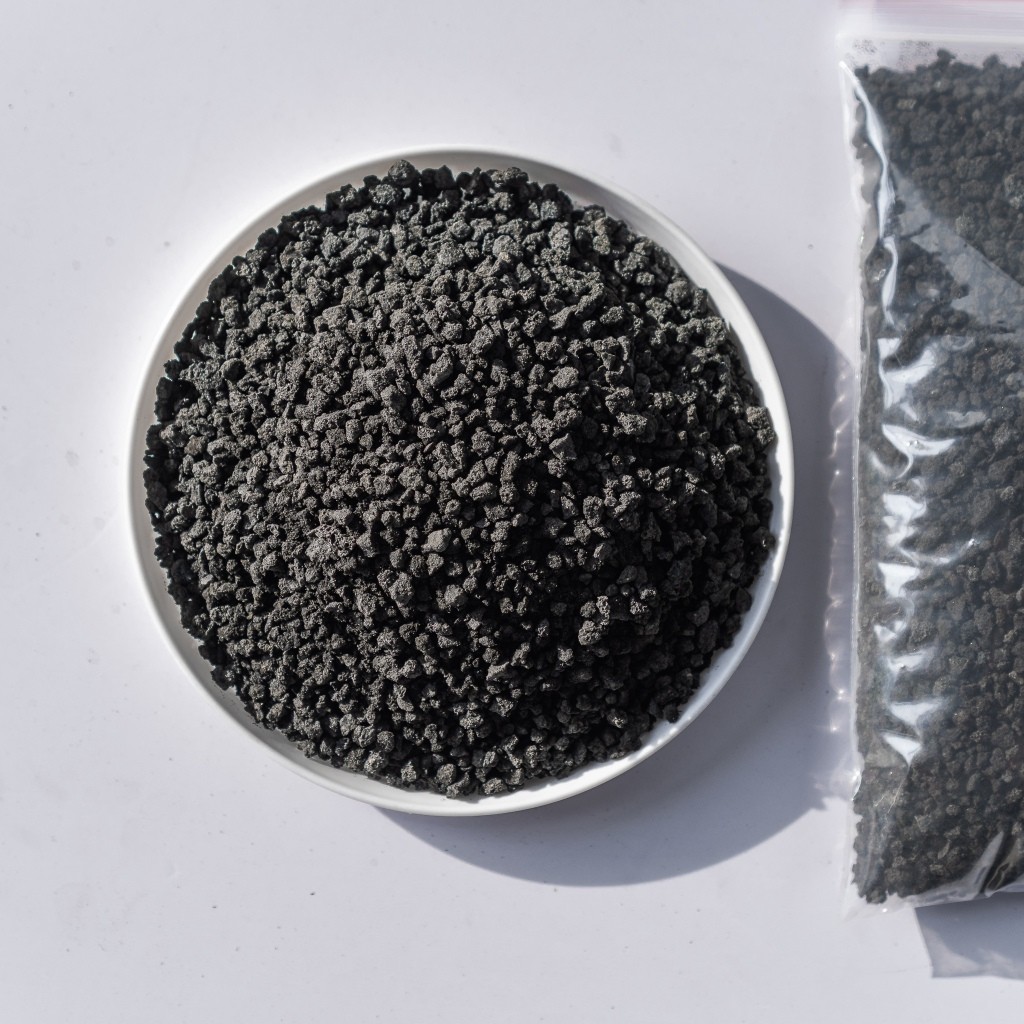 1kg Đá nham thạch đen Lava 3-5mm Giữ Dinh Dưỡng Thoát Nước Tốt - Dùng Trồng Sen Đá, Bonsai, Lọc Hồ Cá