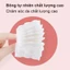 Bông Tẩy Trang Laneila 3 Lớp 222 miếng Mềm Mịn, Dai, An Toàn Cho Da