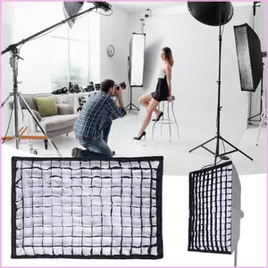 Cinna Chụp Ảnh Chuyên Nghiệp Lưới Tổ Ong Cho Softbox Studio Nhấp Nháy Softbox Chụp Ảnh Hộp Mềm Lưới Phụ Kiện