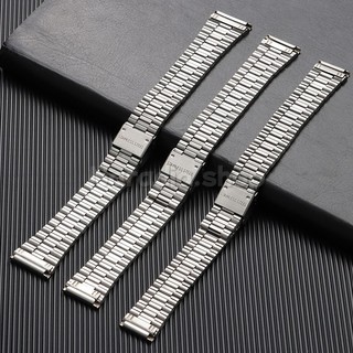 Dây đeo đồng hồ bằng thép không gỉ 10-20mm dành cho doanh nghiệp Dây đeo đồng hồ kim loại 1 hạt bền bỉ dành cho nam nữ Vòng đeo tay thay thế