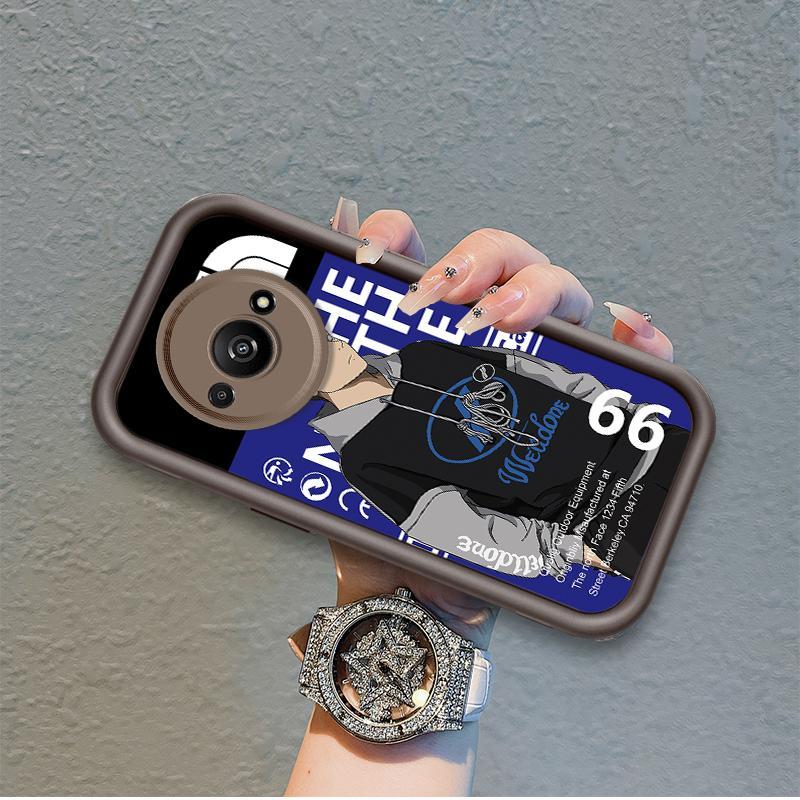 Ốp Lưng Cho Redmi A3 / POCO C61 4G Hoạt Hình Silicon Mềm Ốp lưng TPU Jujutsu Kaisen Anime Mắt Thiên Thần Chống Sốc Ốp Lưng