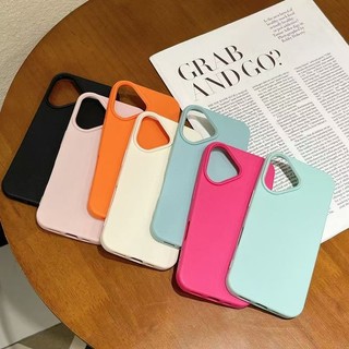 Ốp Điện Thoại Mềm TPU Hạt Vải Lanh Màu Trơn Cho iPhone 17 16 15 14 13 12 11 Pro Max 14 15 Plus Vỏ Chống Sốc