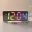 LED Gương Mini Báo Động Clo Điện Tử Kỹ Thuật Số Báo Động Clo Bàn Kỹ Thuật Số Clo Phòng Trang Trí Bàn Làm Việc Thông Minh Dụng Cụ Nhỏ Gia Đình