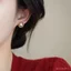 Bông tai ngọc trai tự nhiên thiết kế tổ chim vàng 18K, bạc 925, dành cho nữ