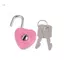 Shas Mini Tình Yêu Ổ Khóa Hình Trái Tim Dễ Thương Có Chìa Khóa Ngăn Kéo Vali Khóa An Ninh Cho Vali Hành Lý Nhật Ký Sách
