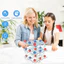 < Pluscloth > Trò chơi bảng cờ vua 3d dành cho trẻ em Người lớn Đồ chơi tư duy logic giáo dục Bàn cờ 3d rõ ràng 2 người chơi Trò chơi chiến lược Quà tặng ngày lễ hoàn hảo cho bé trai bé gái Trò chơi logic trẻ em
