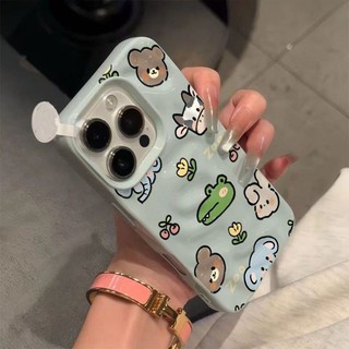 Ốp điện thoại mềm họa tiết hình động vật gợn sóng cổ điển cho iPhone 17 16 15 14 13 12 11 Pro Max 14 15 16 Plus iPhone AIR