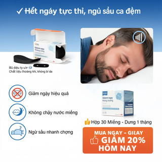 Chống Ngáy Mũi Dải Thoáng Khí Hỗ Trợ Ngủ Mũi Miệng Băng 30 Chiếc Ngủ Đêm Thoải Mái
