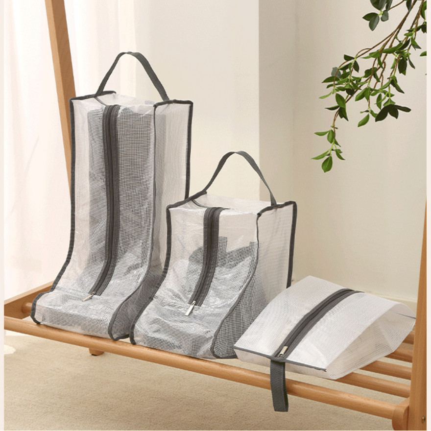 Túi Đựng Giày Boots PVC Trong Suốt – Túi Đựng Bốt Cao Bốt Thấp Chống Bụi Chống Ẩm, Giữ Form Giày Gọn Gàng