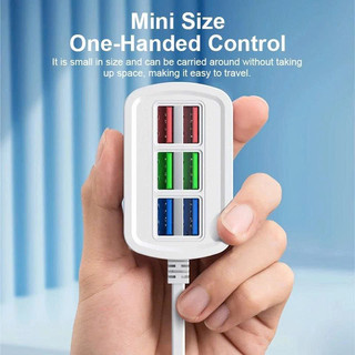 Bộ Sạc 6 Cổng USB 6U Đa Năng Sạc Nhanh Ổn Định Chống Quá Tải An Toàn Cho Điện Thoại Tablet