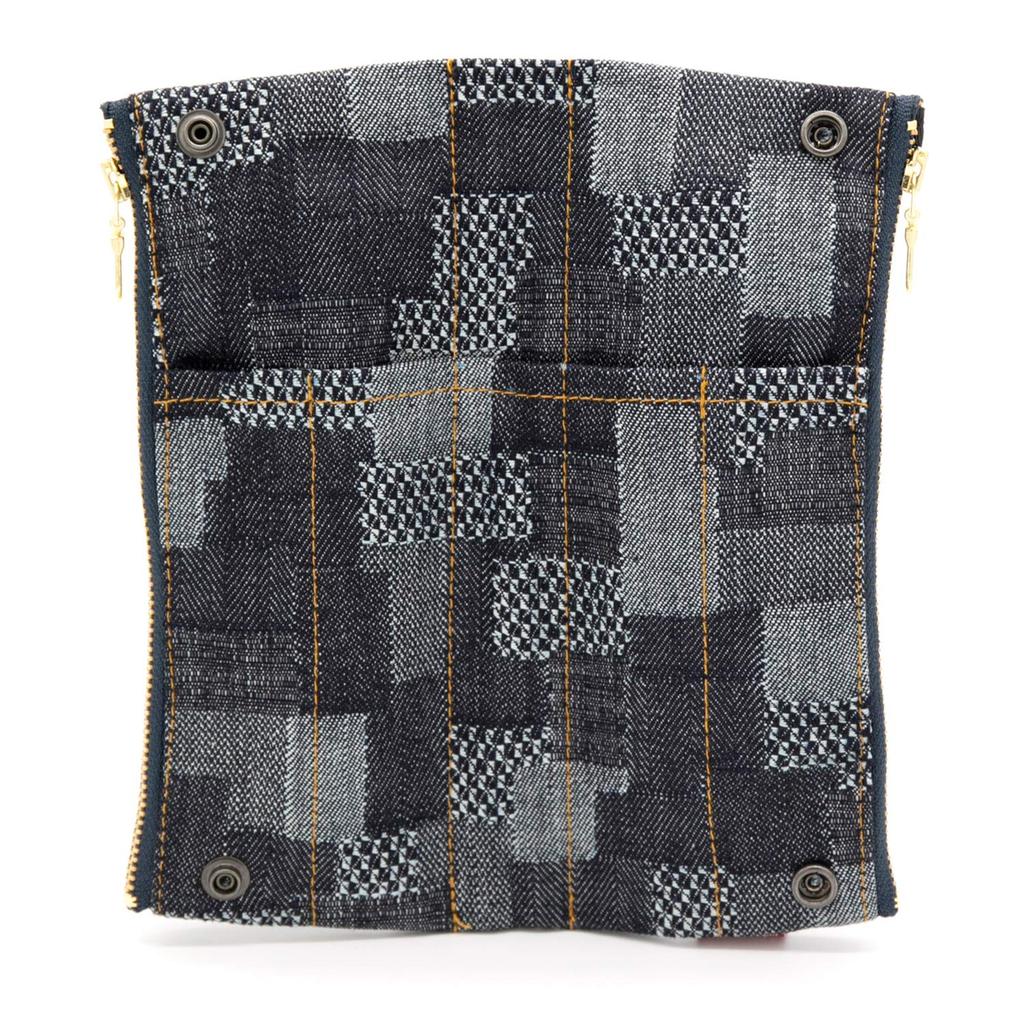 LUDDITE Tui Dung But Denim Bendy/3 Chuc Nang/Denim Okayama/Khoa YKK/5 Kieu/Nhat/LDD-BNPN