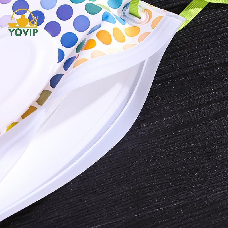 YOVIP Túi Lau Ướt Cho Bé Khăn Lau Di Động Hộp Đựng Flip Cover Snap-Strap Có Thể Tái Sử Dụng Túi Đựng Mỹ Phẩm Có Thể Đổ Lại Hộp Khăn Giấy Hữu Ích VN